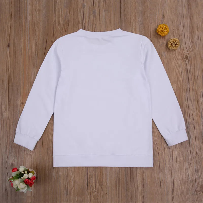 New Mother Daughter sweaters outfits kids children baby women girls soft pullover Sweatshirt Tops