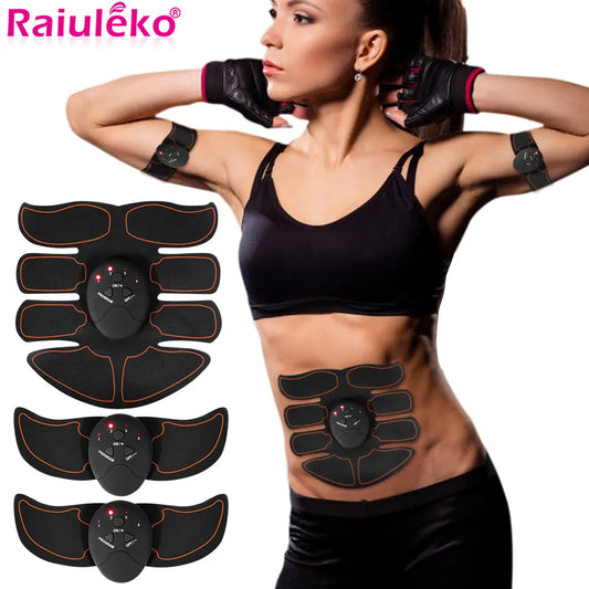 EMS Hip Muscle Stimulator Massager Abdominal Muscle Trainer Fitness Buttocks Arm Abdomen Trainer Losing Weight Lifting Massager