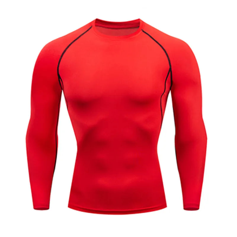 Quick Dry Men's   Thermal underwear Sets  Running Compression Sport Suits