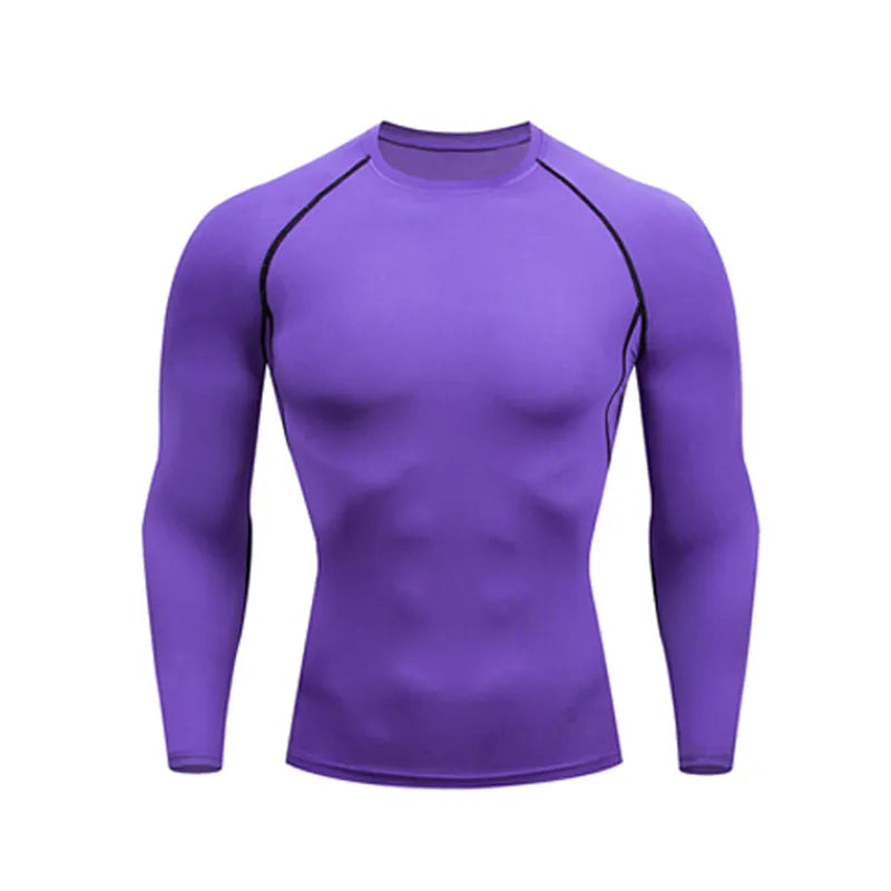 Quick Dry Men's   Thermal underwear Sets  Running Compression Sport Suits