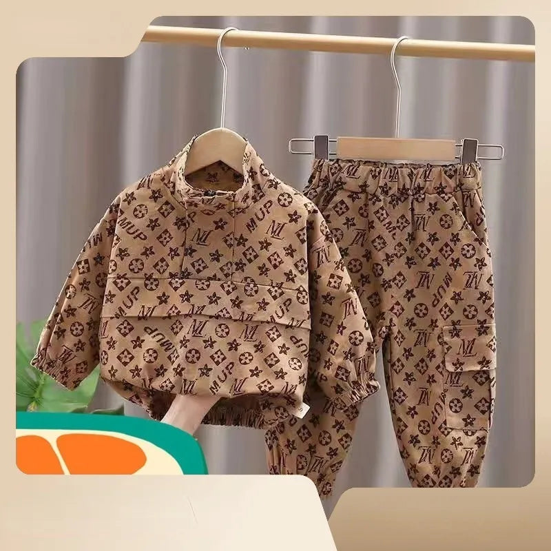 Fashion Kid Clothing 2024 Autumn New Two-piece Kid Clothes Girl or boy