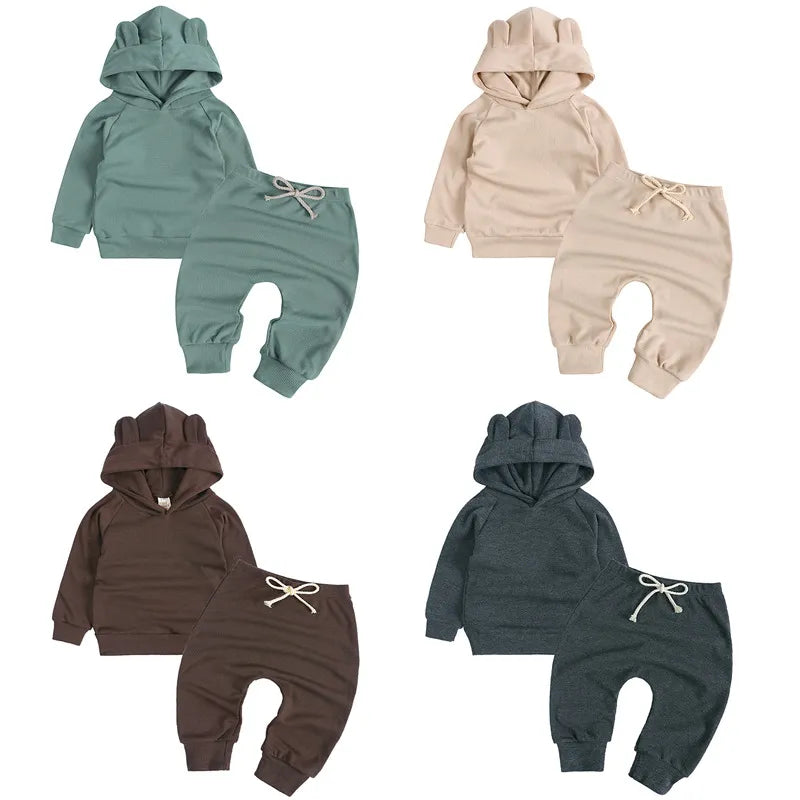 Outwear Kids Clothes Baby Outfit Sweater Pants Sets .Children Sweatshirt Wear Suit