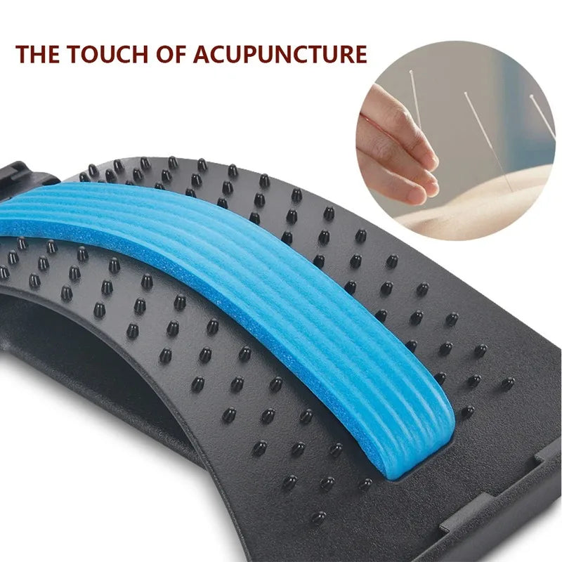 Back Massager Stretcher Equipment Massage Tool  Massageador Magic Stretch Fitness Lumbar Support Relaxation Spine Pain Relief